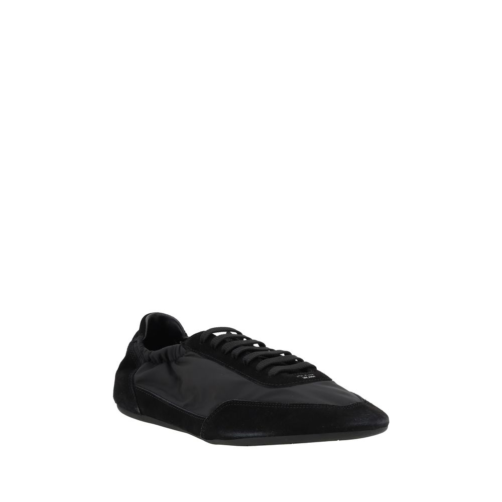 Prada Black Rubber Athletic Sneakers
