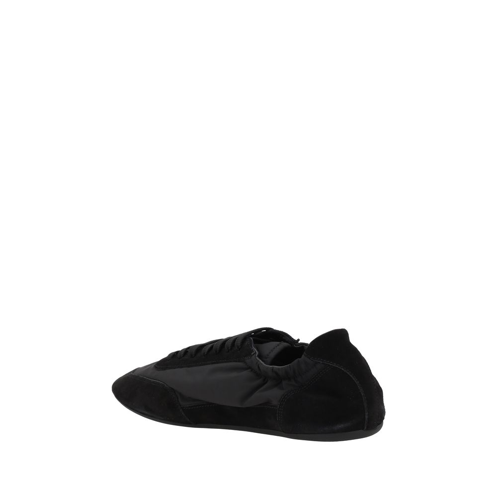Prada Black Rubber Athletic Sneakers