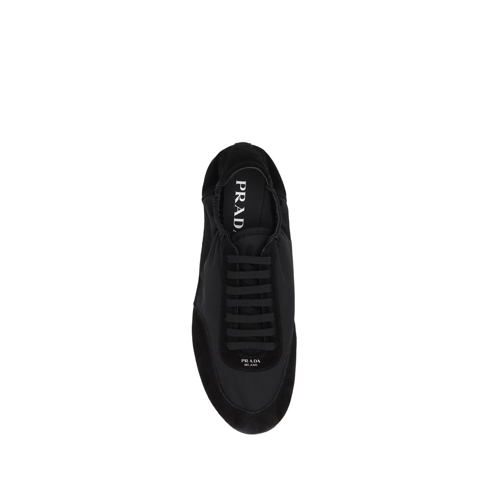 Prada Black Rubber Athletic Sneakers