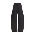 Lemaire Black Cotton Casual Pants
