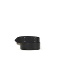 Maison Margiela Black Calf Leather Bos Taurus Regular Belt