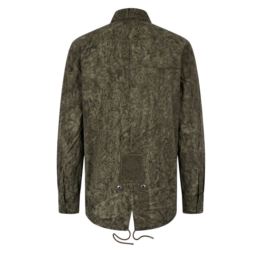Mr&Mrs Italy Green Viscose Men's Shirt