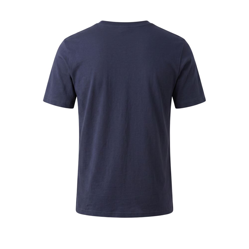 Mr&Mrs Italy Blue Cotton Men T-shirt