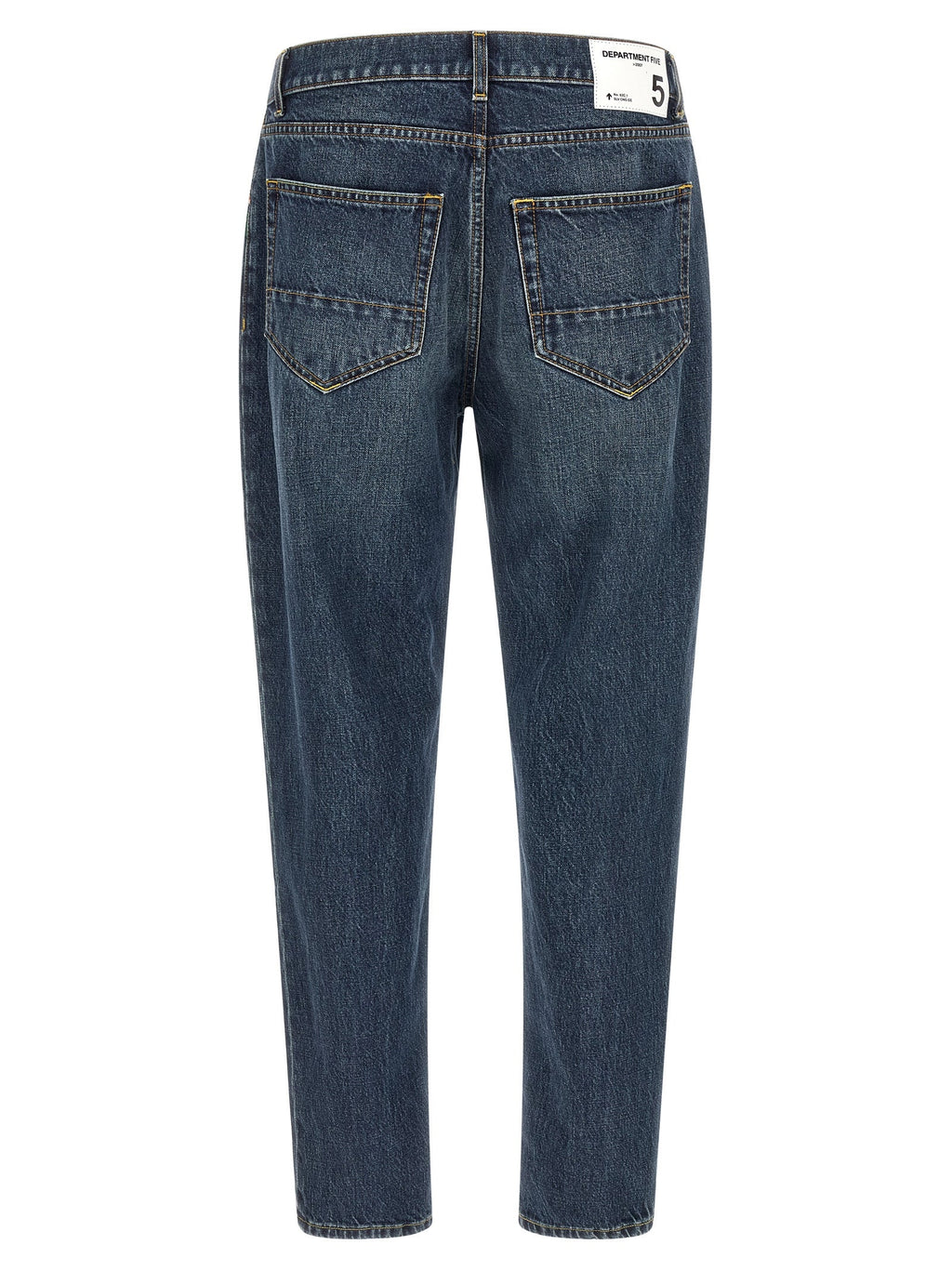 Department 5 Blue Cotton Tapered Jeans