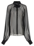 Dolce & Gabbana Black Silk Blouse