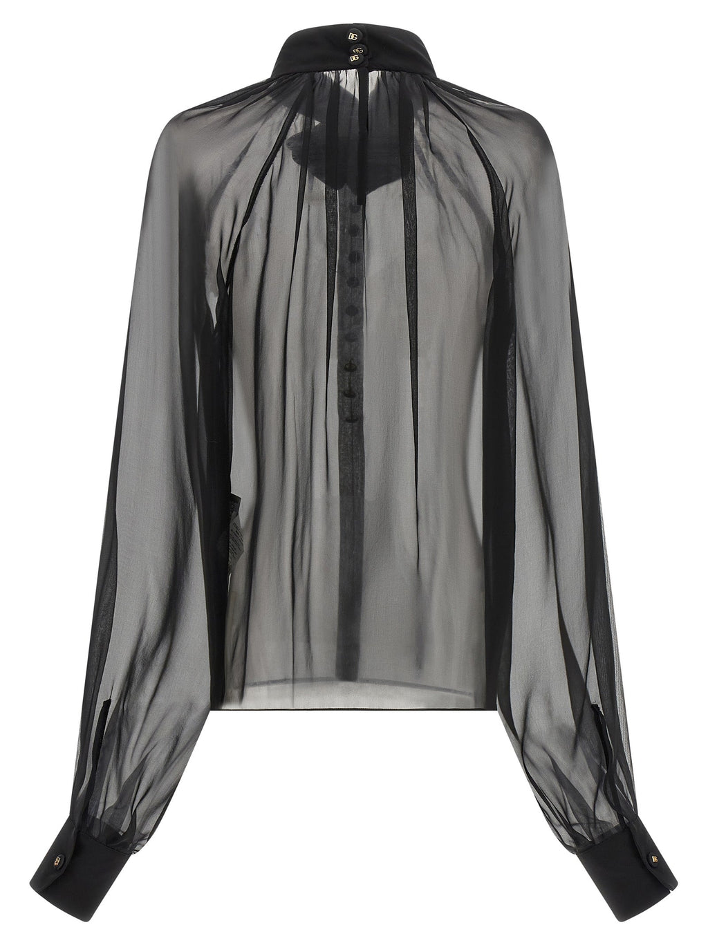 Dolce & Gabbana Black Silk Blouse
