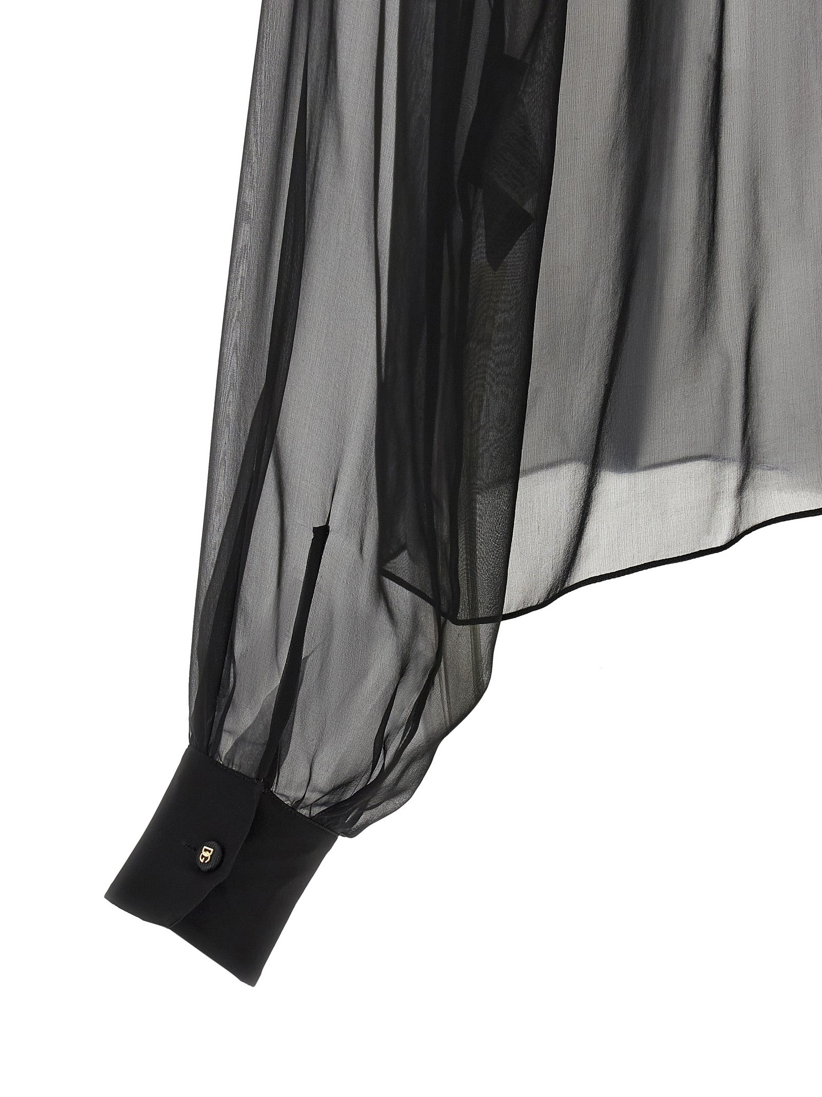 Dolce & Gabbana Black Silk Blouse