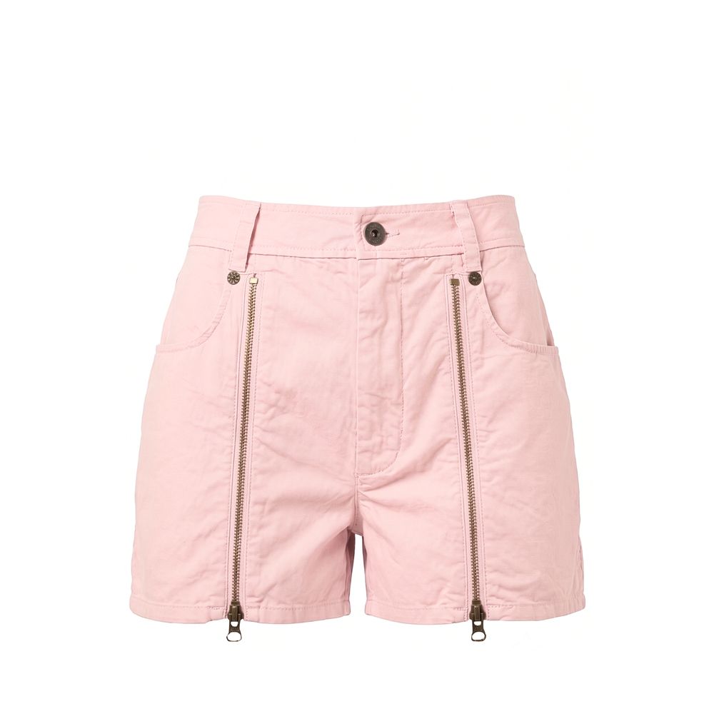 Mr&Mrs Italy Pink Cotton Women Shorts