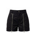 Mr&Mrs Italy Black Cotton Women Shorts