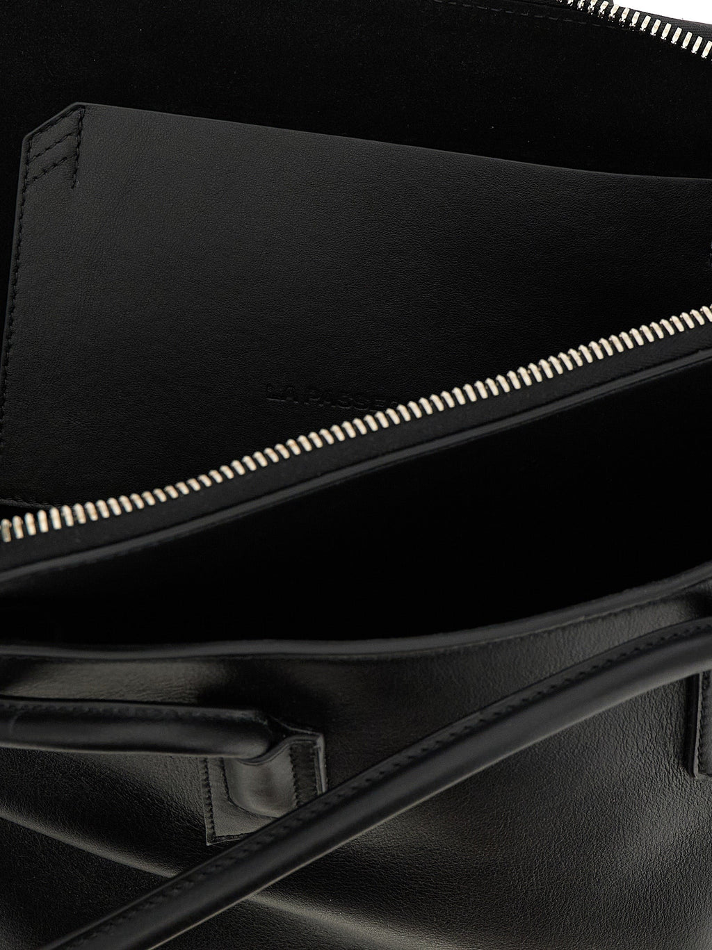 The Attico Black Calfskin Shoulder Bag The Attico