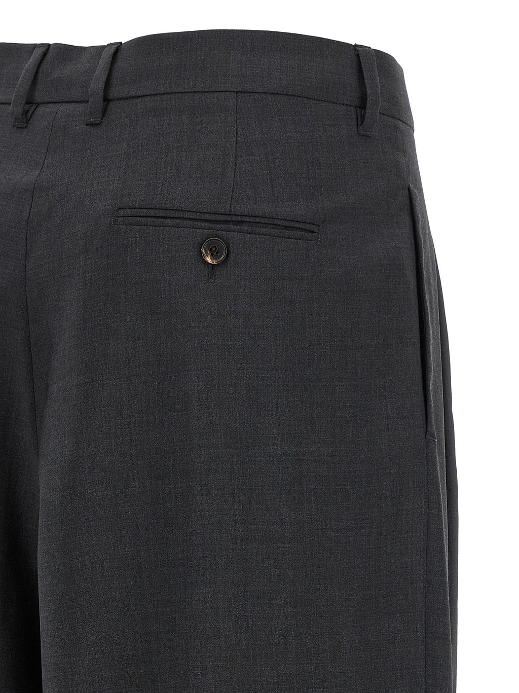 'S Max Mara Gray Wool Dress Pants