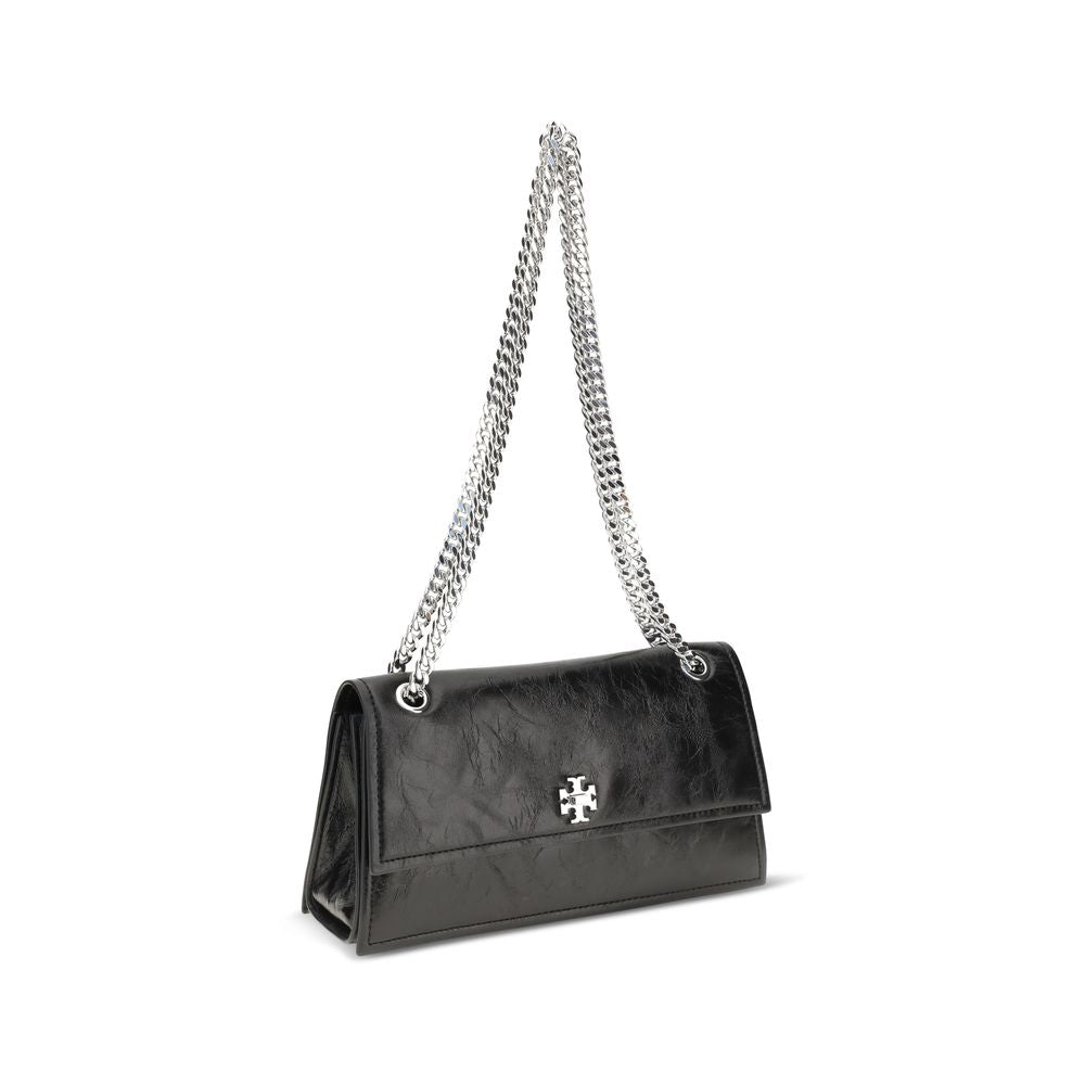 Tory Burch Black Suede Leather Shoulder Bag