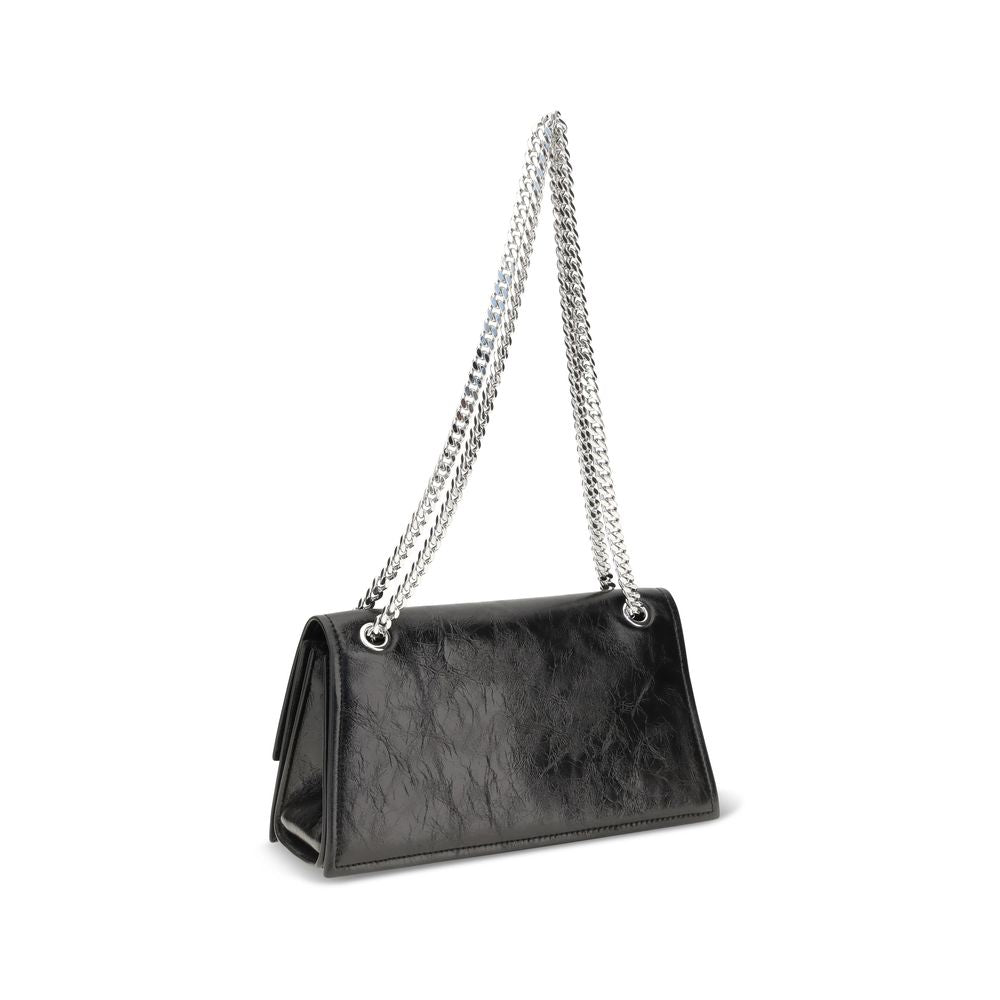 Tory Burch Black Suede Leather Shoulder Bag