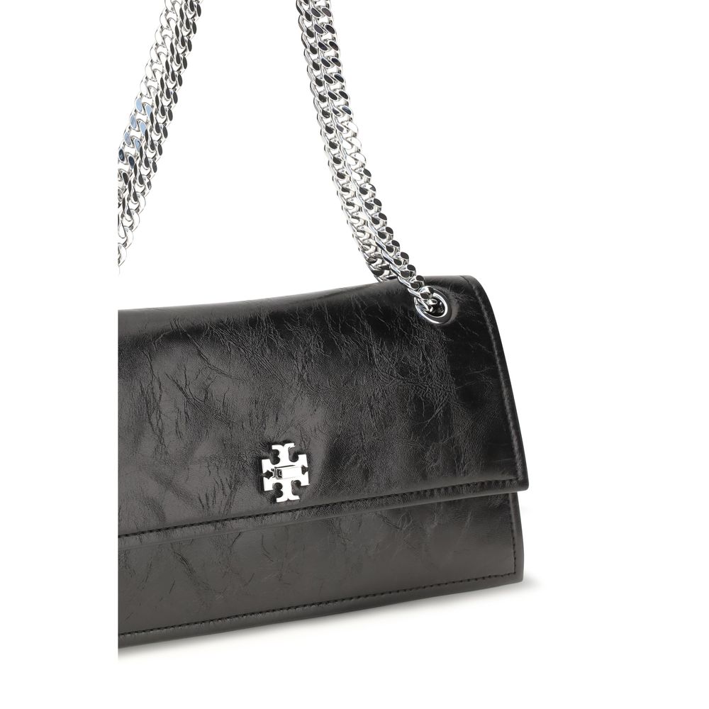 Tory Burch Black Suede Leather Shoulder Bag