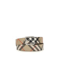 Burberry Beige Calf Leather Bos Taurus Regular Belt Burberry