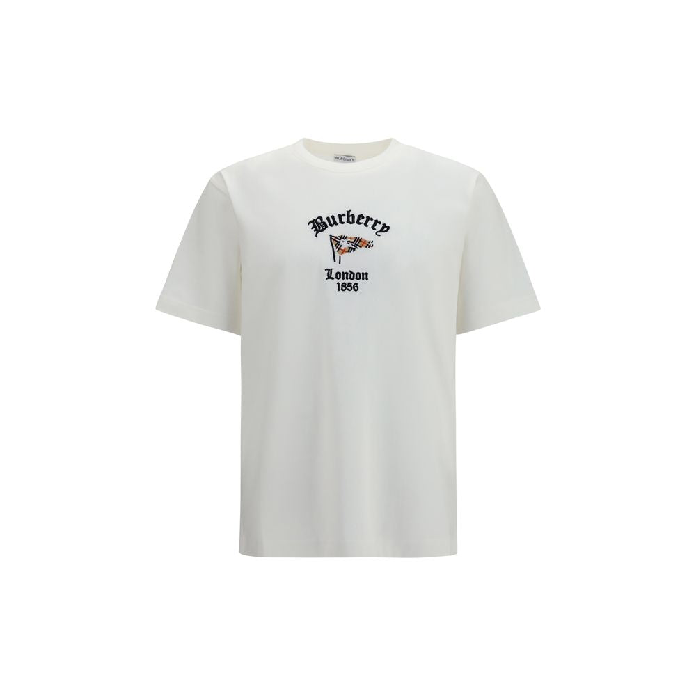 Burberry White Cotton T-Shirt