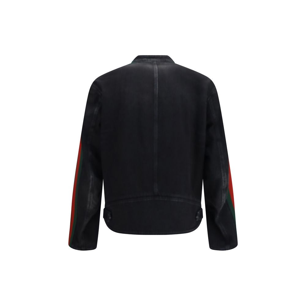 Gucci Black Cotton Biker Jacket