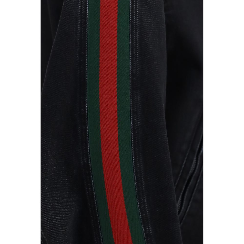 Gucci Black Cotton Biker Jacket