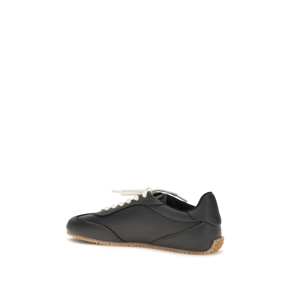 Axel Arigato Black Calf Leather Bos Taurus Athletic Sneakers
