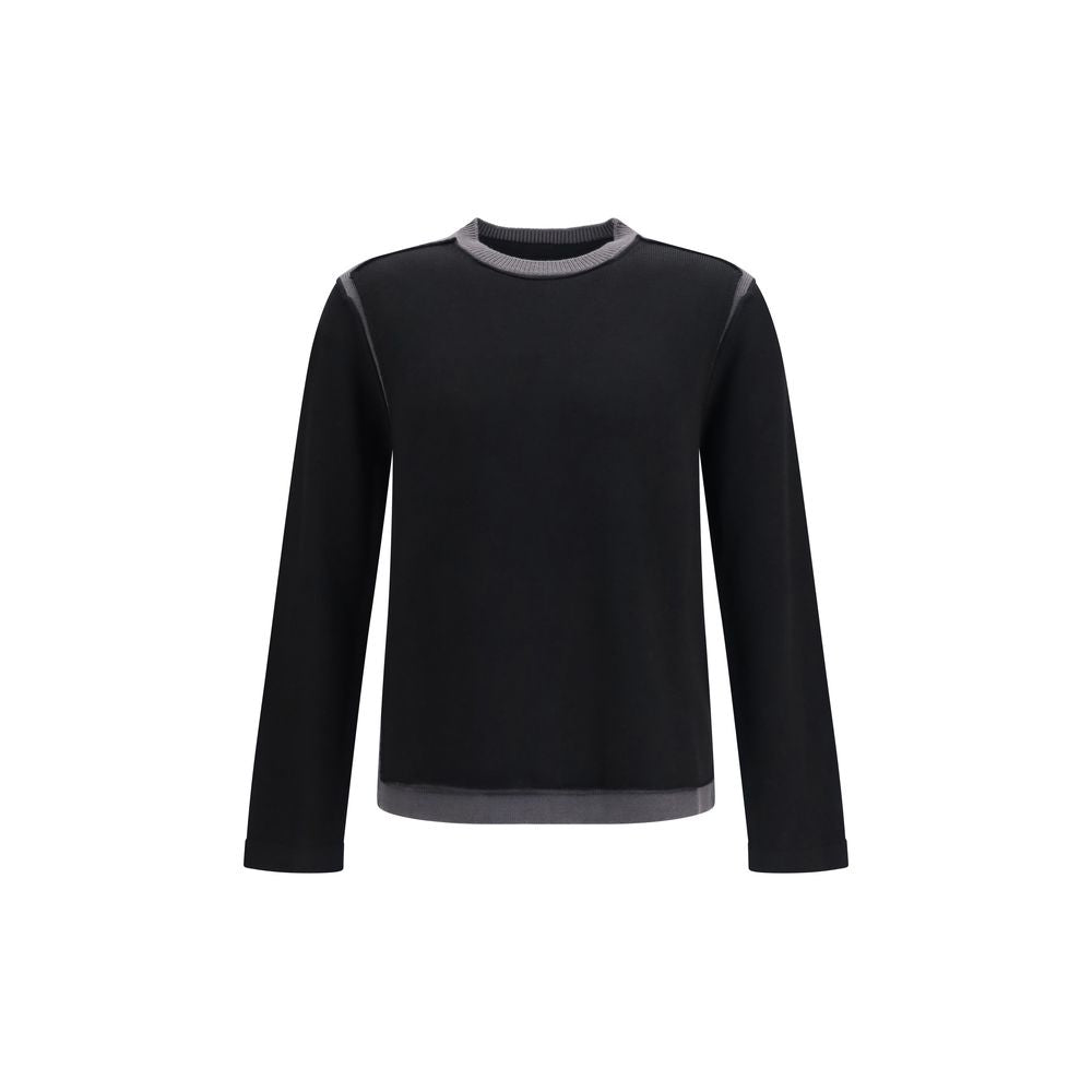 MM6 Black Wool Oves Aries Sweatshirt