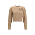 Chloé Beige Wool Oves Aries Sweatshirt