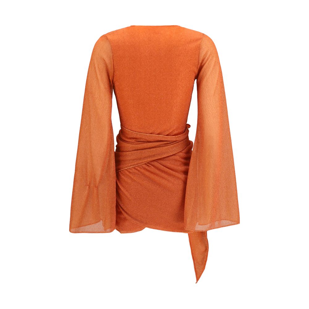 Oséree Orange Polyamide Casual Dress