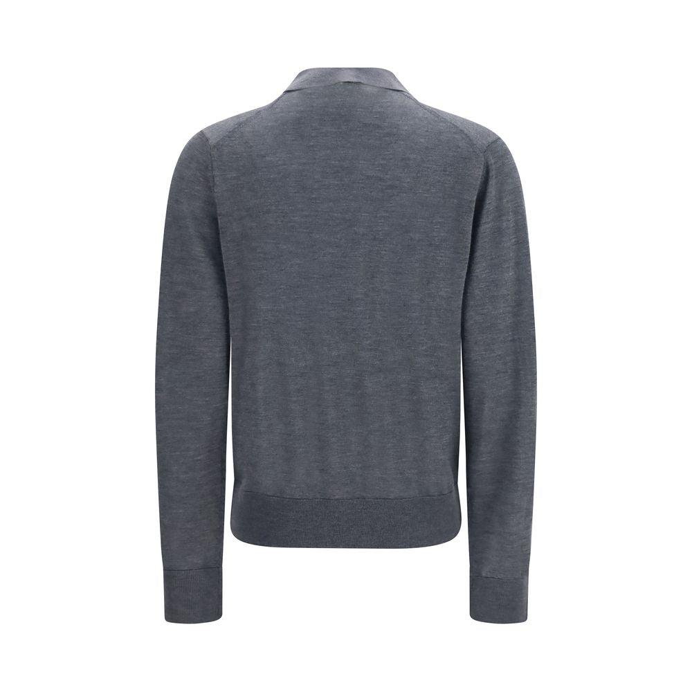 Loulou De Saison Gray Cashmere Shirt