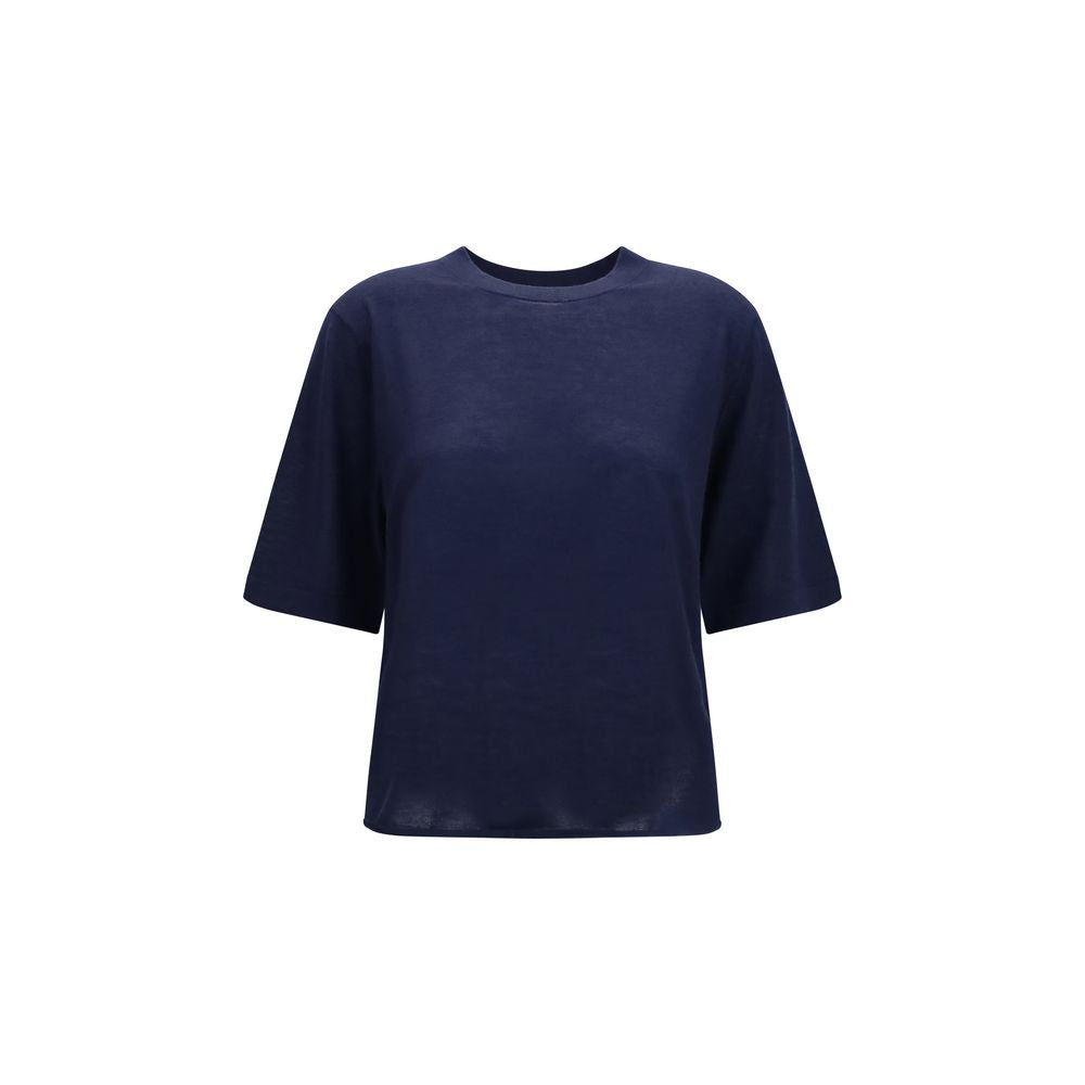 Loulou De Saison Blue Cashmere T-Shirt