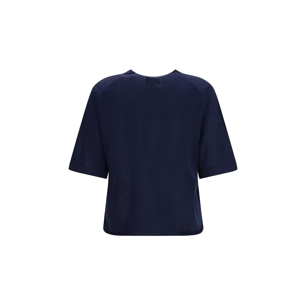Loulou De Saison Blue Cashmere T-Shirt