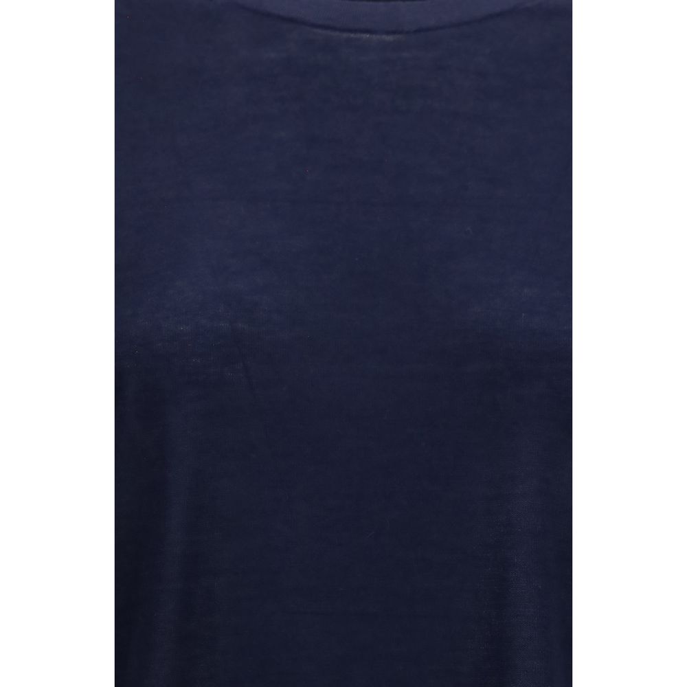 Loulou De Saison Blue Cashmere T-Shirt