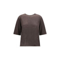 Loulou De Saison Brown Cashmere T-Shirt
