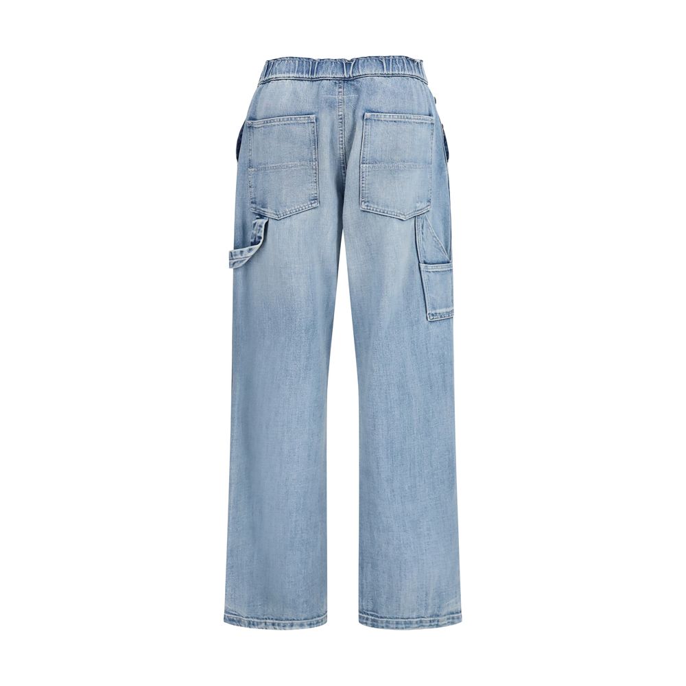 MM6 Blue Cotton Jeans Denim