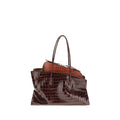 The Attico Bordeaux Calf Leather Bos Taurus Shoulder Bag