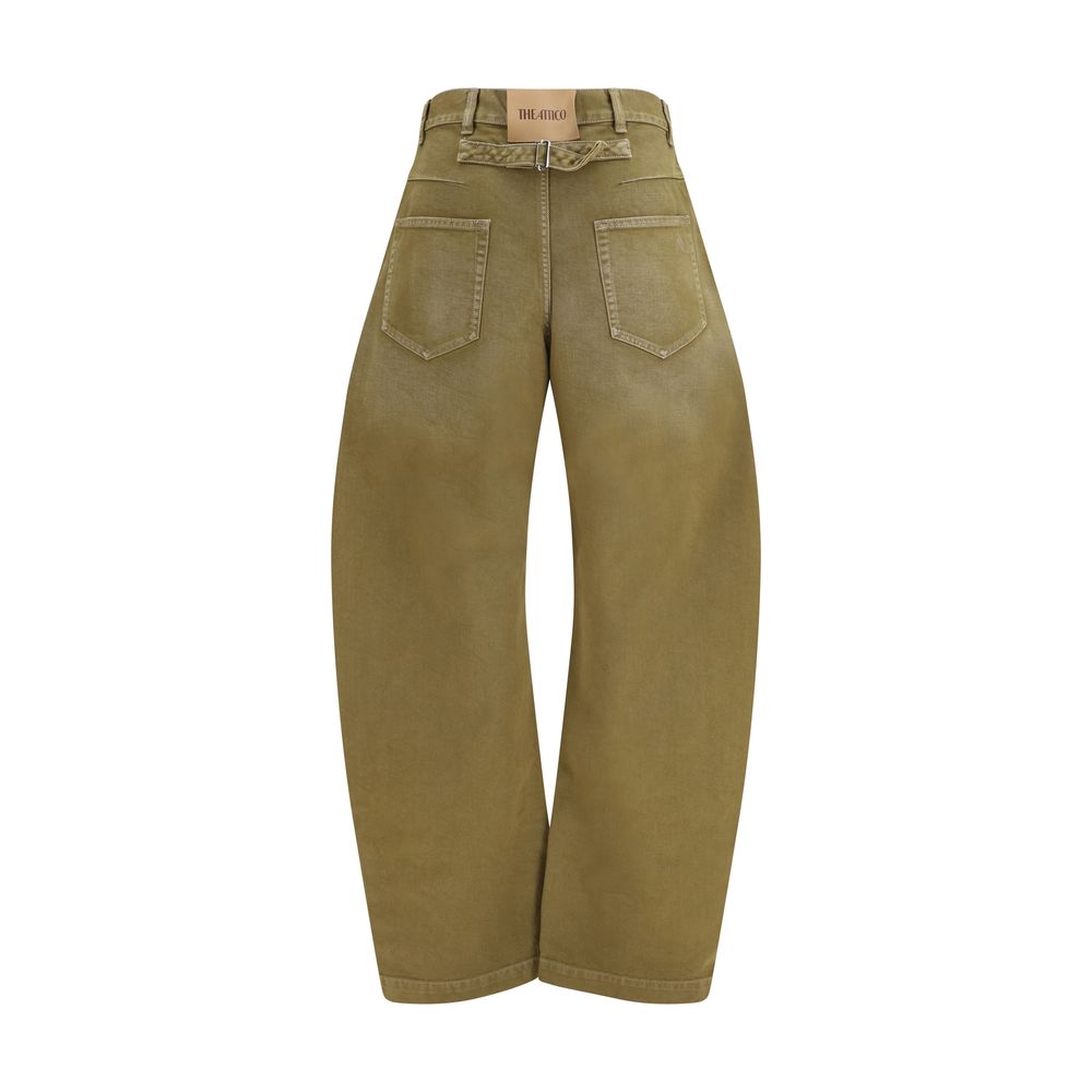 The Attico Brown Cotton Jeans Denim The Attico