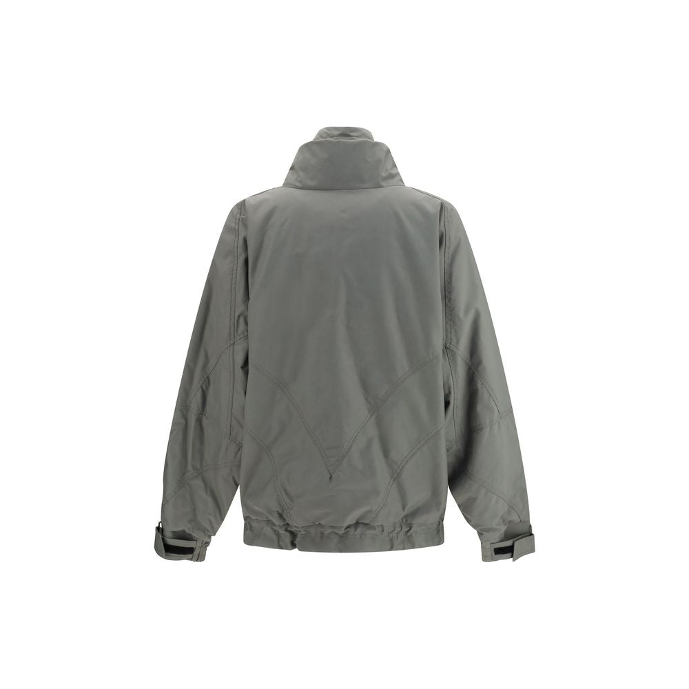 The Attico Gray Cotton Bomber