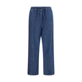 Valentino Garavani Blue Polyester Casual Pants