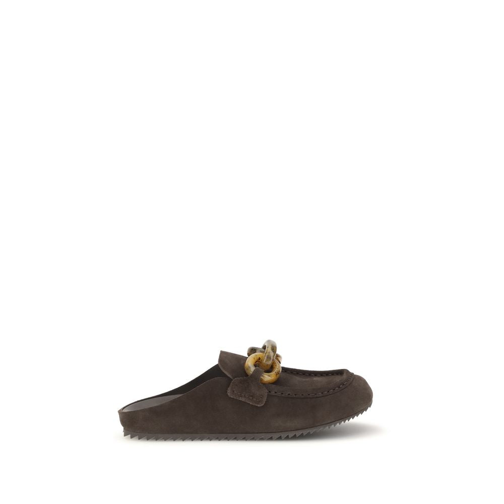 Pedro García Brown Calf Leather Bos Taurus Mules
