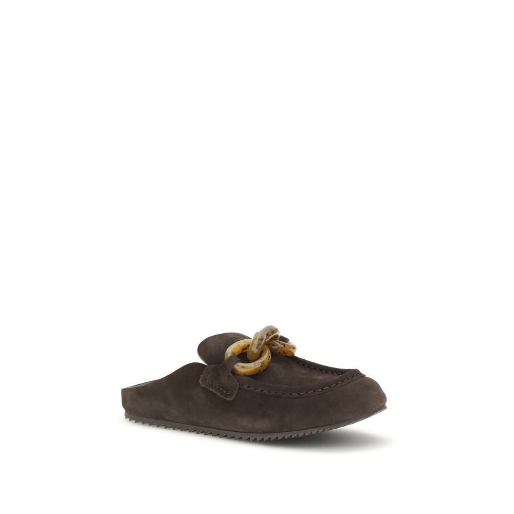 Pedro García Brown Calf Leather Bos Taurus Mules