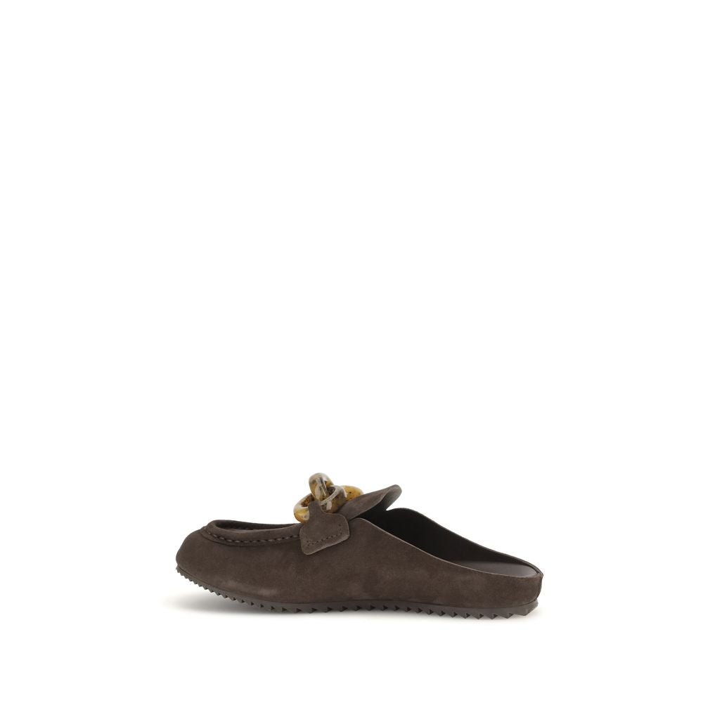 Pedro García Brown Calf Leather Bos Taurus Mules