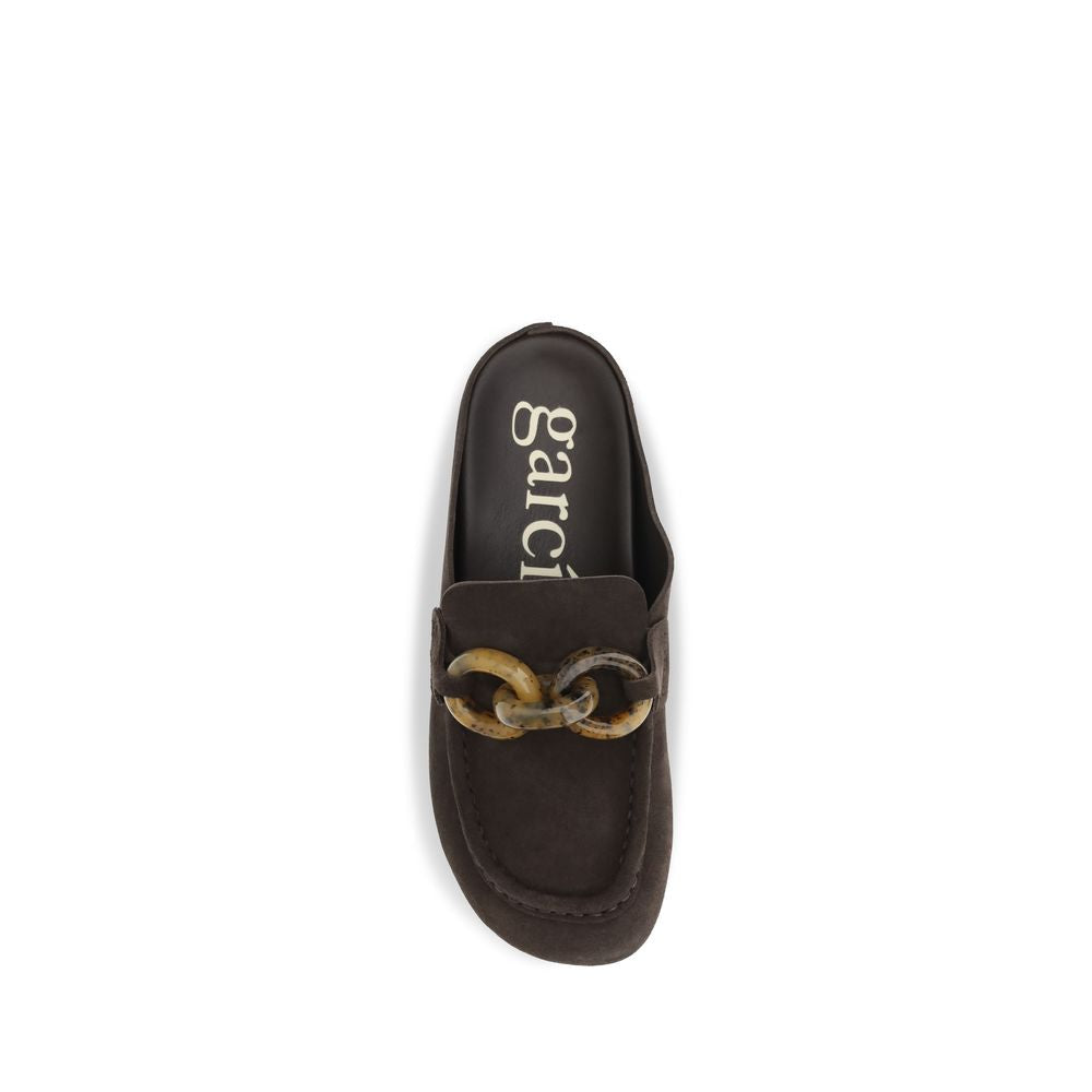 Pedro García Brown Calf Leather Bos Taurus Mules