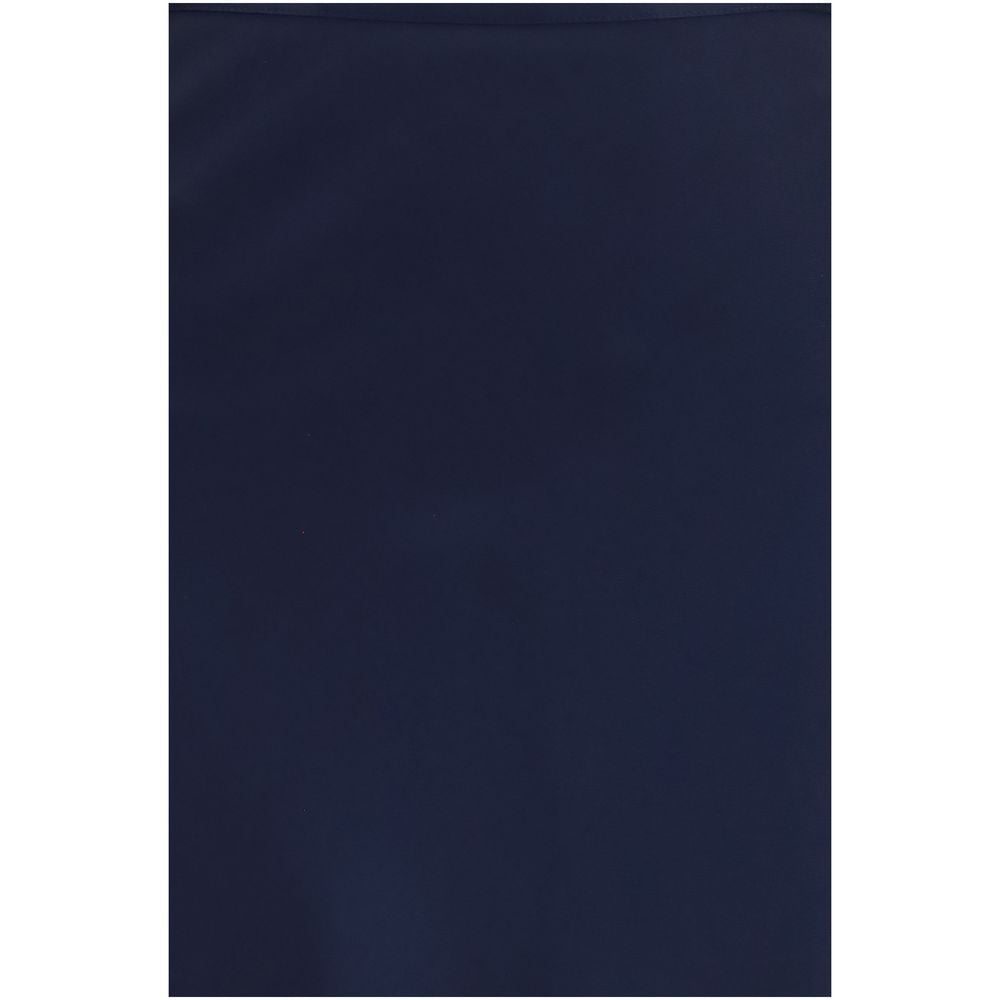 Loulou De Saison Blue Silk Long Skirt