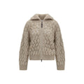 Brunello Cucinelli Beige Mohair Cardigan