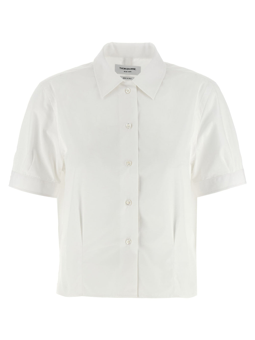 Thom Browne White Cotton Blouse