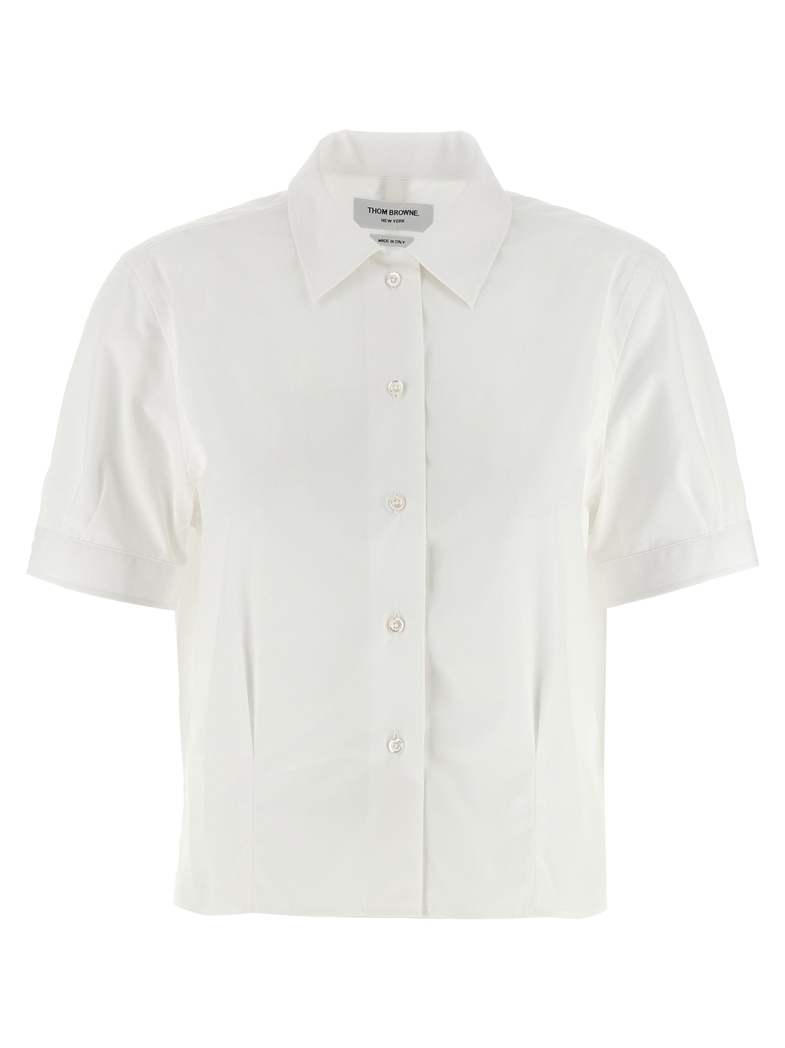 Thom Browne White Cotton Blouse