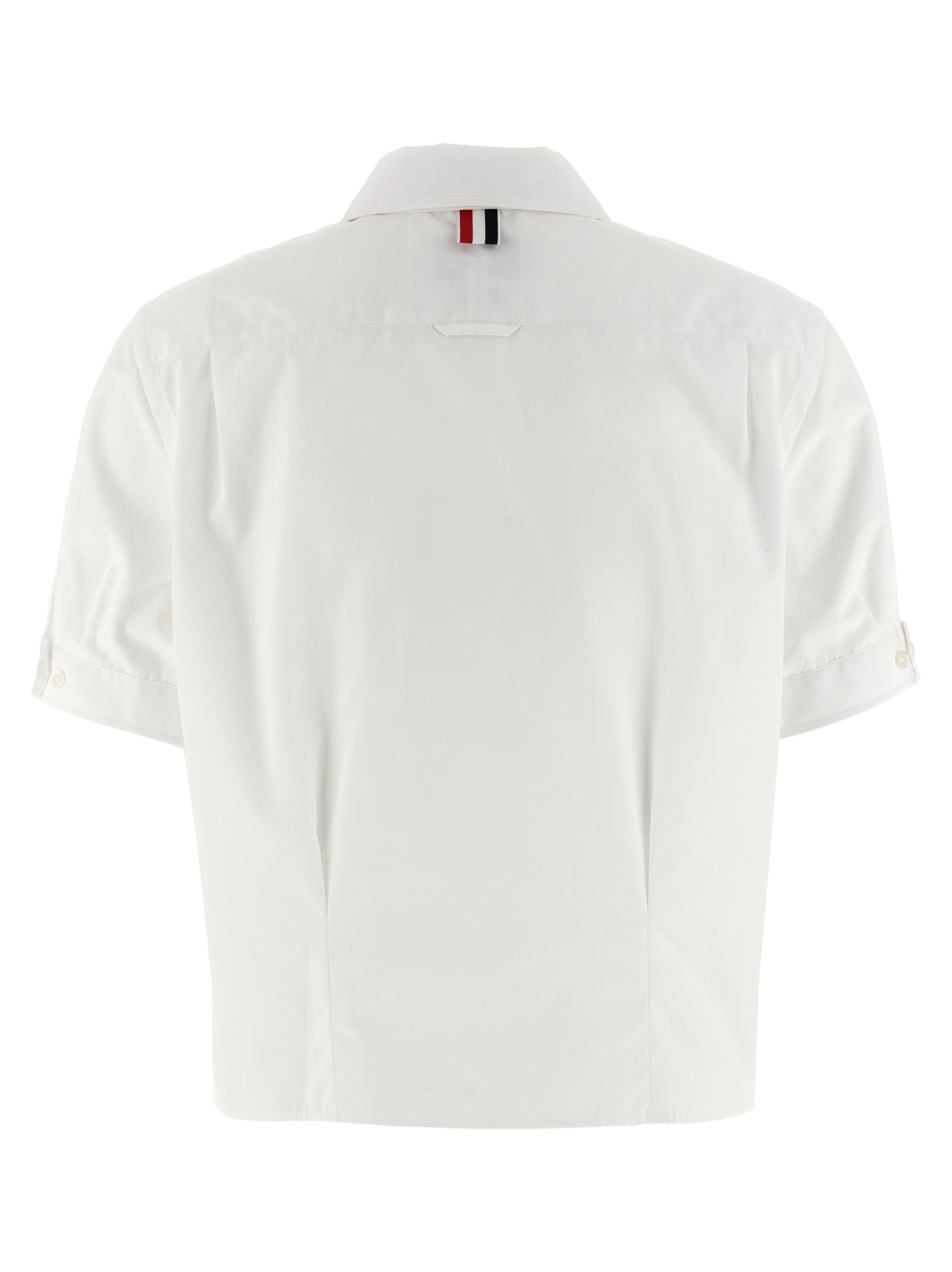 Thom Browne White Cotton Blouse