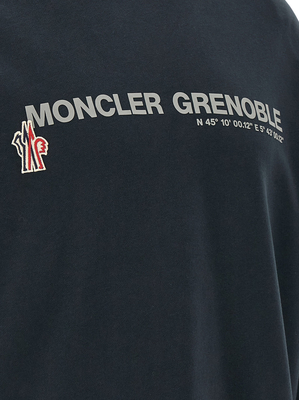 Moncler Grenoble Blue Cotton Sweatshirt