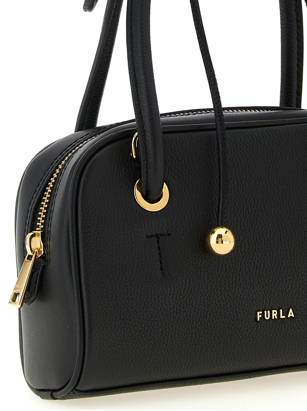 Furla Black Calfskin Handbag