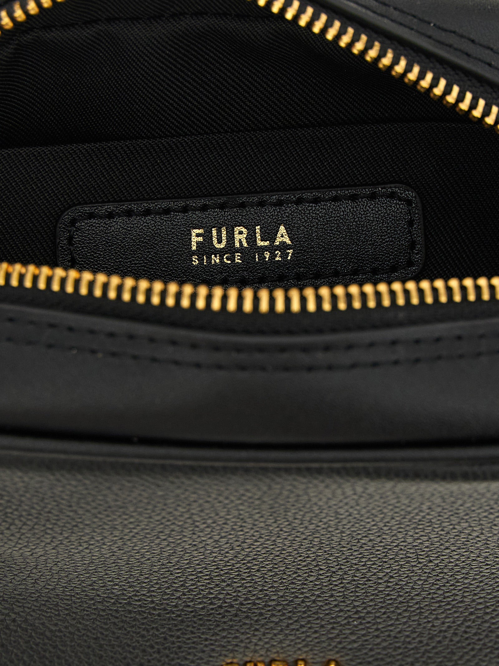 Furla Black Calfskin Handbag