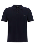 A.P.C. Blue Virgin Wool Polo Shirt