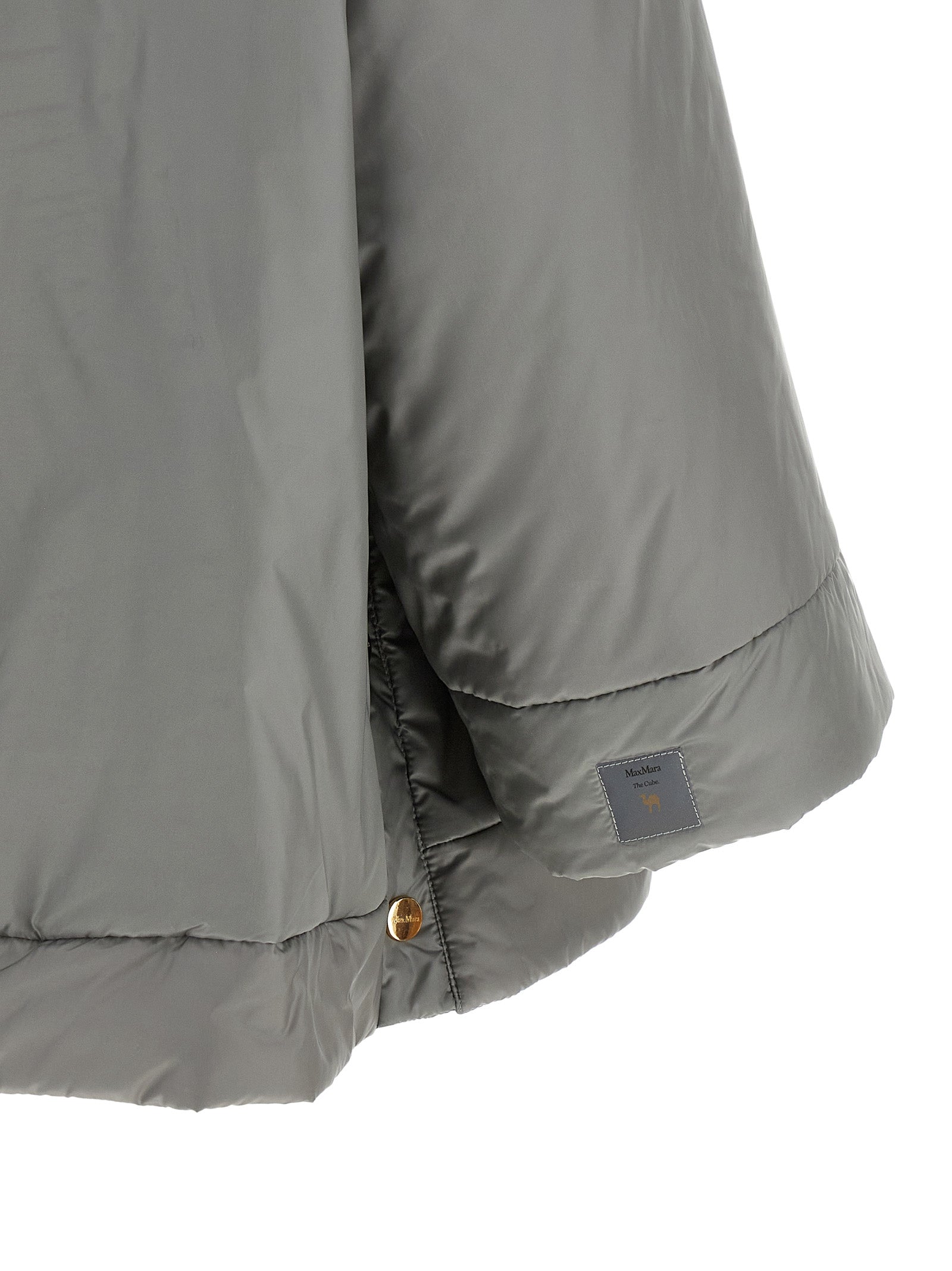 Max Mara Gray Polyester Shell Jacket